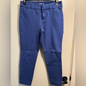 Old Navy pixie ankle pants size 2, periwinkle blue